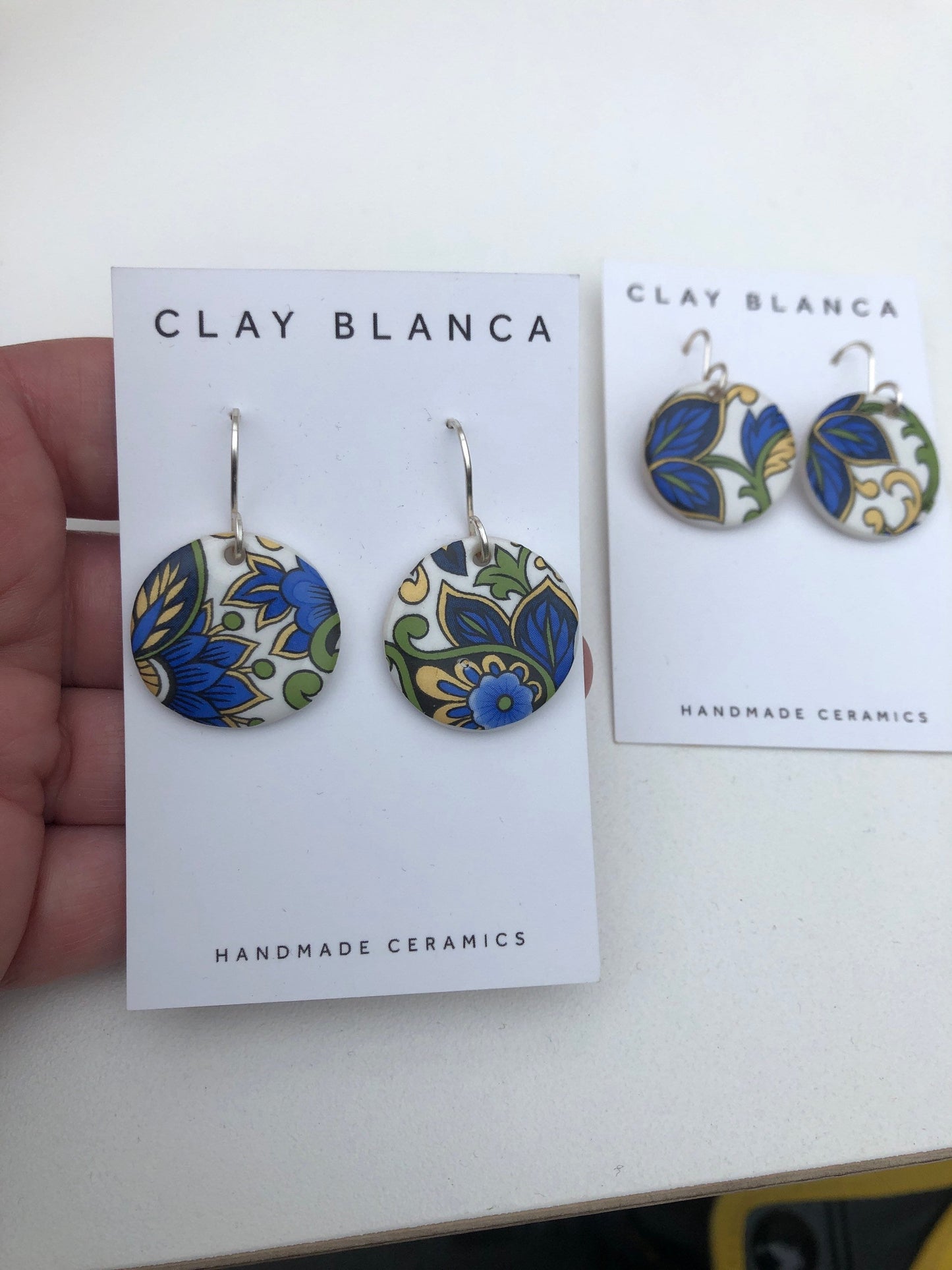 Paisley round medium dangles