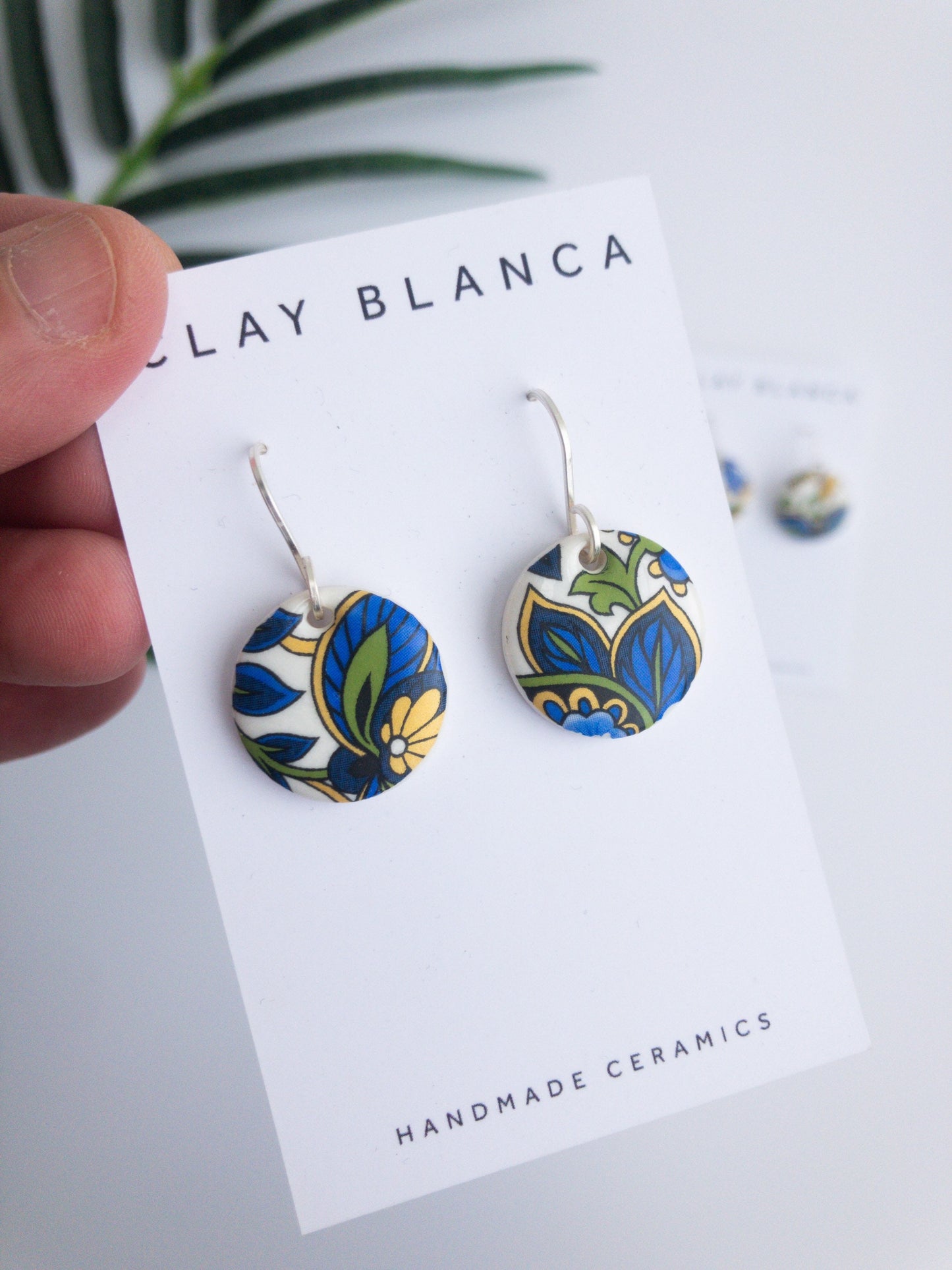 Paisley round small dangles
