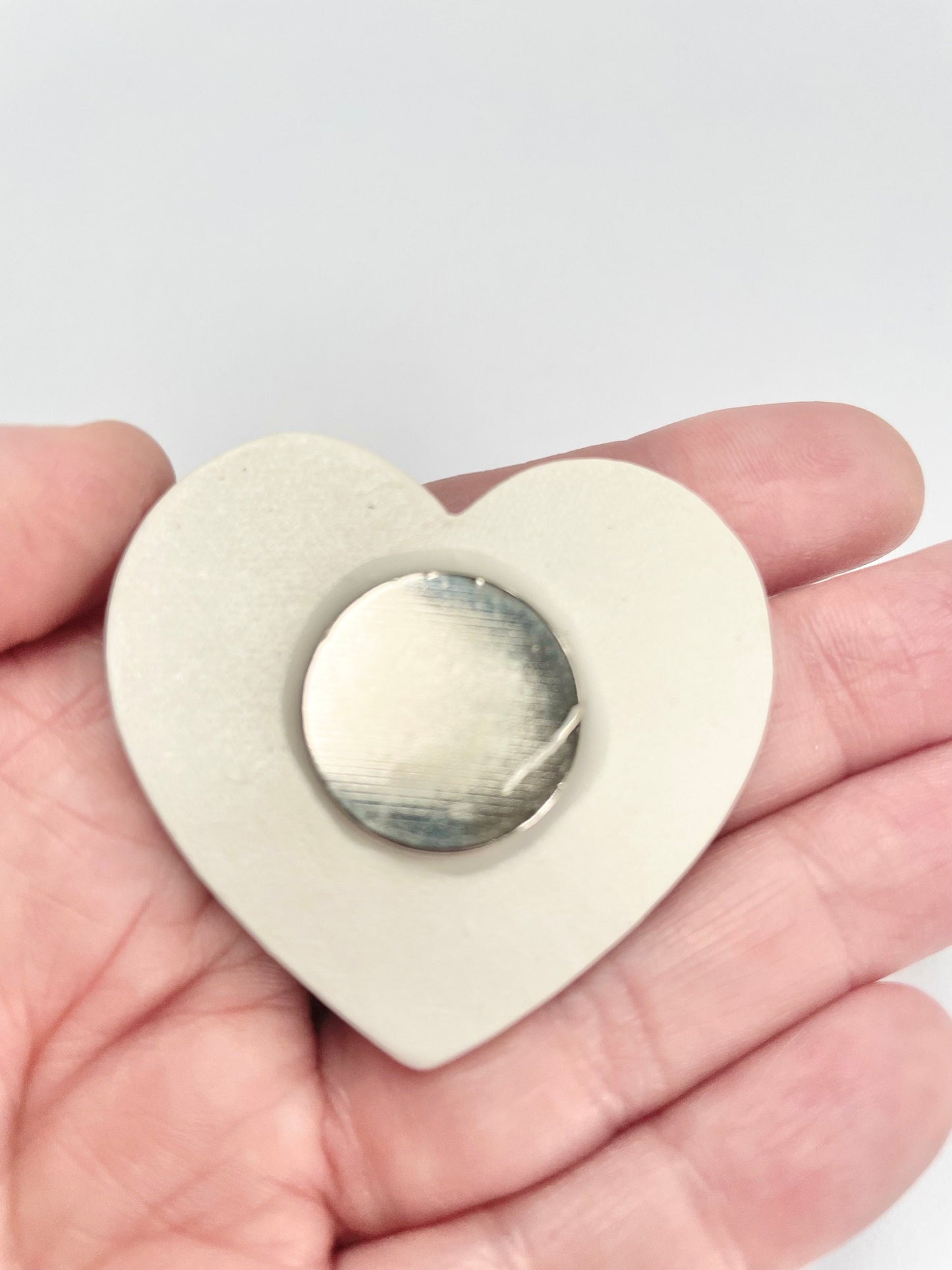 Magnet Mint Green Heart with ‘Miss You’