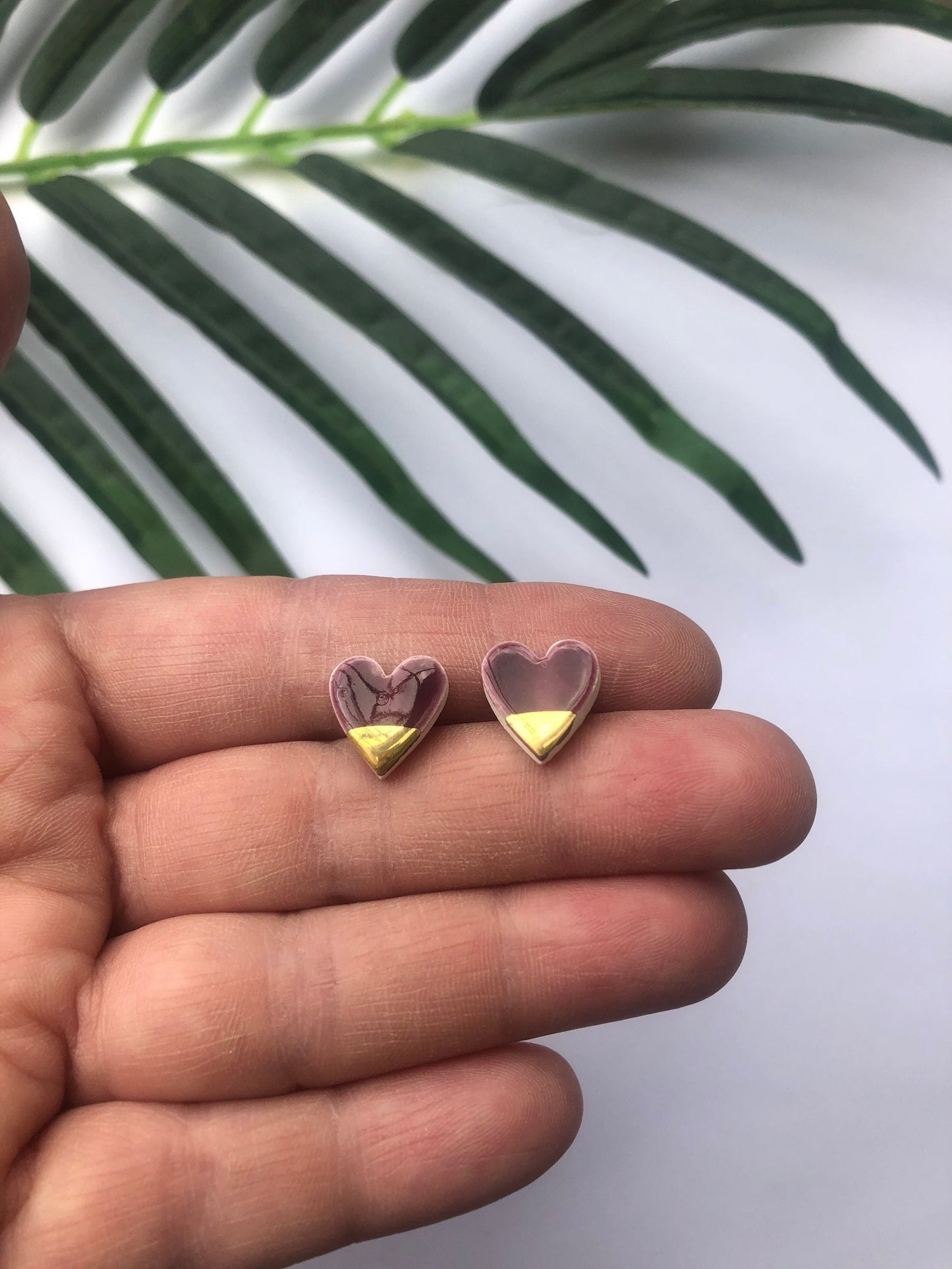 heart stud earring gift 